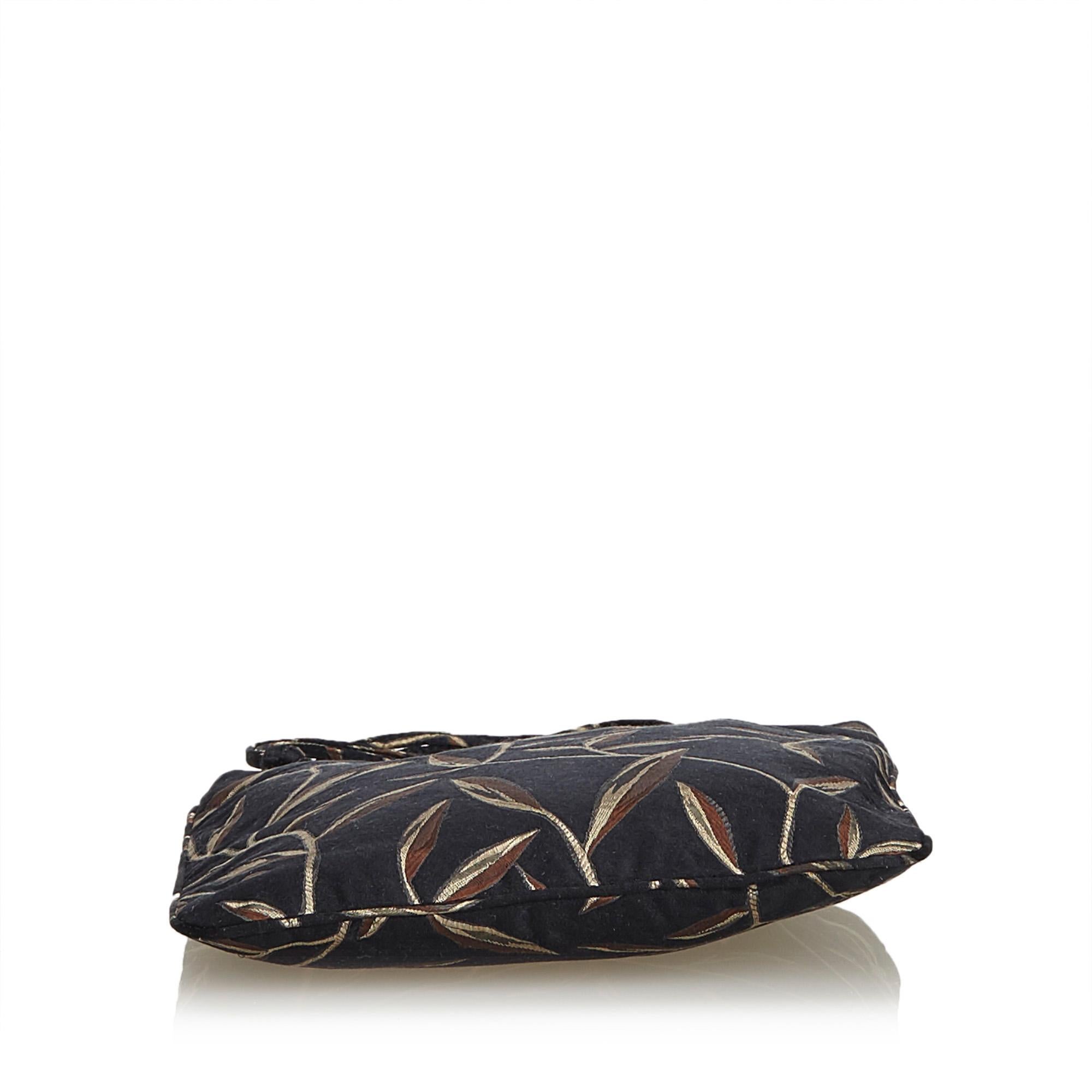 Prada Brown Fabric Tote Bag In Good Condition In Orlando, FL