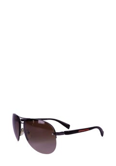 Prada Brown Gradient Aviator Sunglasses