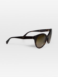Prada Brown Gradient Logo Sunglasses