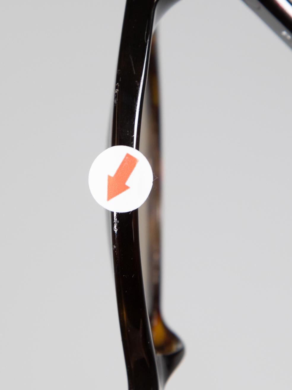 Gafas de sol con logotipo degradado marrón de Prada en venta 1