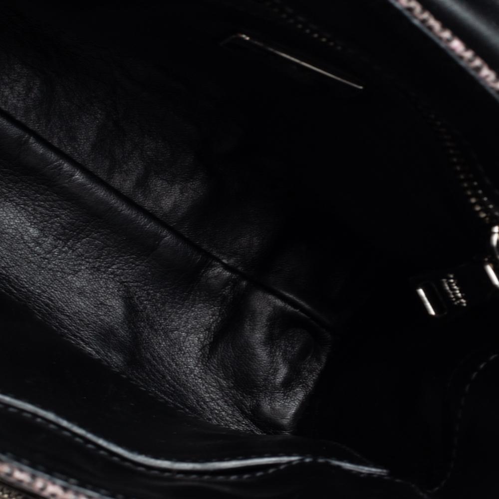 Prada Brown Leather Flap Top Handle Bag 4