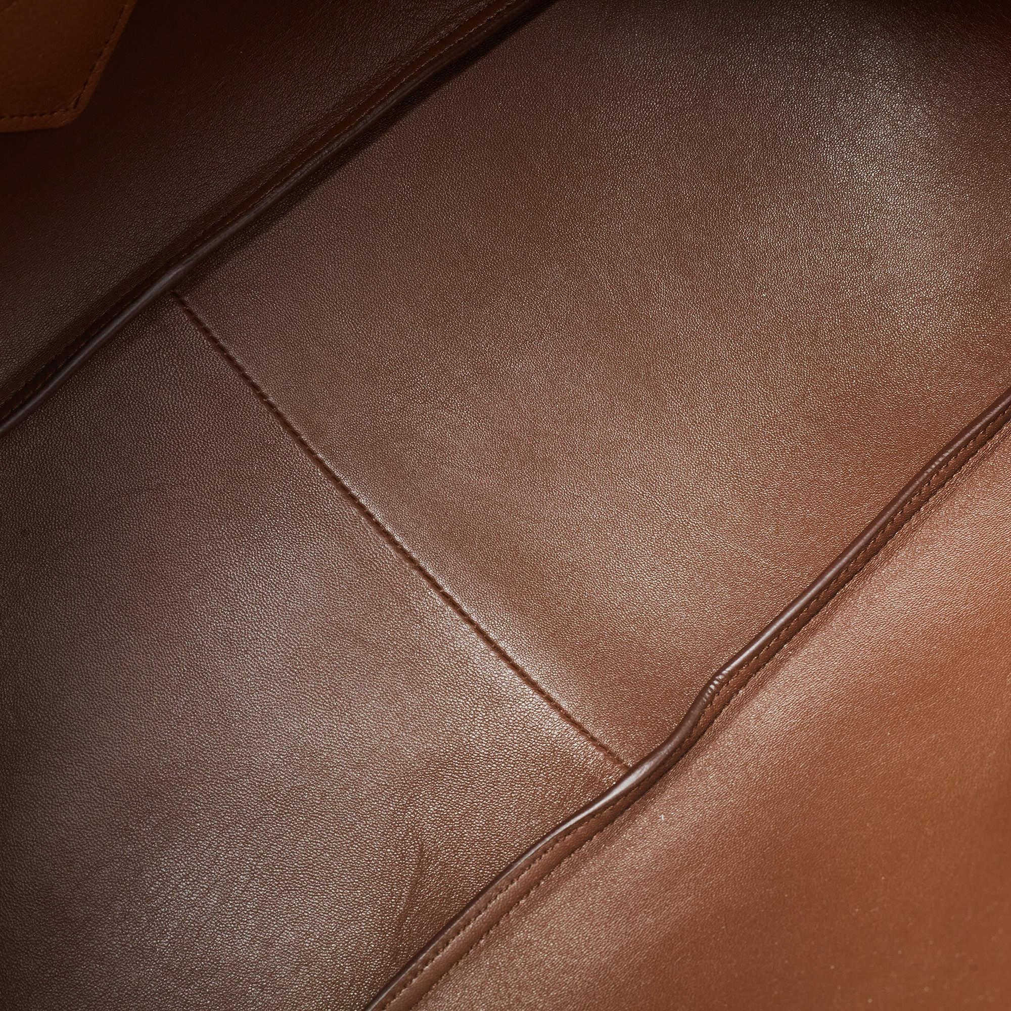 Prada Brown Leather Flou Dynamique Tote 4