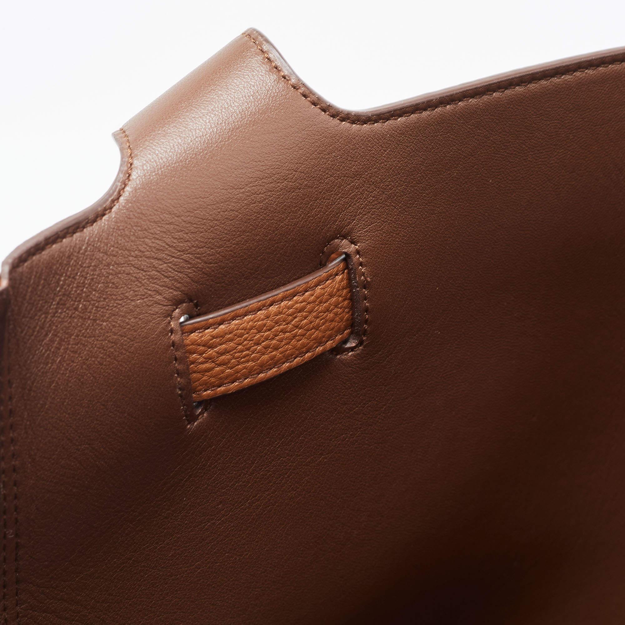 Prada Brown Leather Flou Dynamique Tote 5