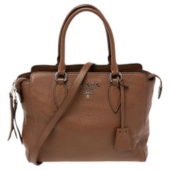 Prada Brown Leather Phenix Tote