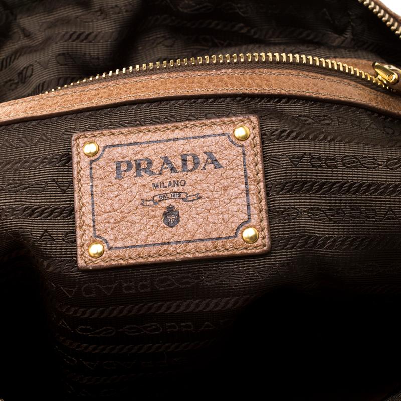 Prada Brown Leather Satchel 1