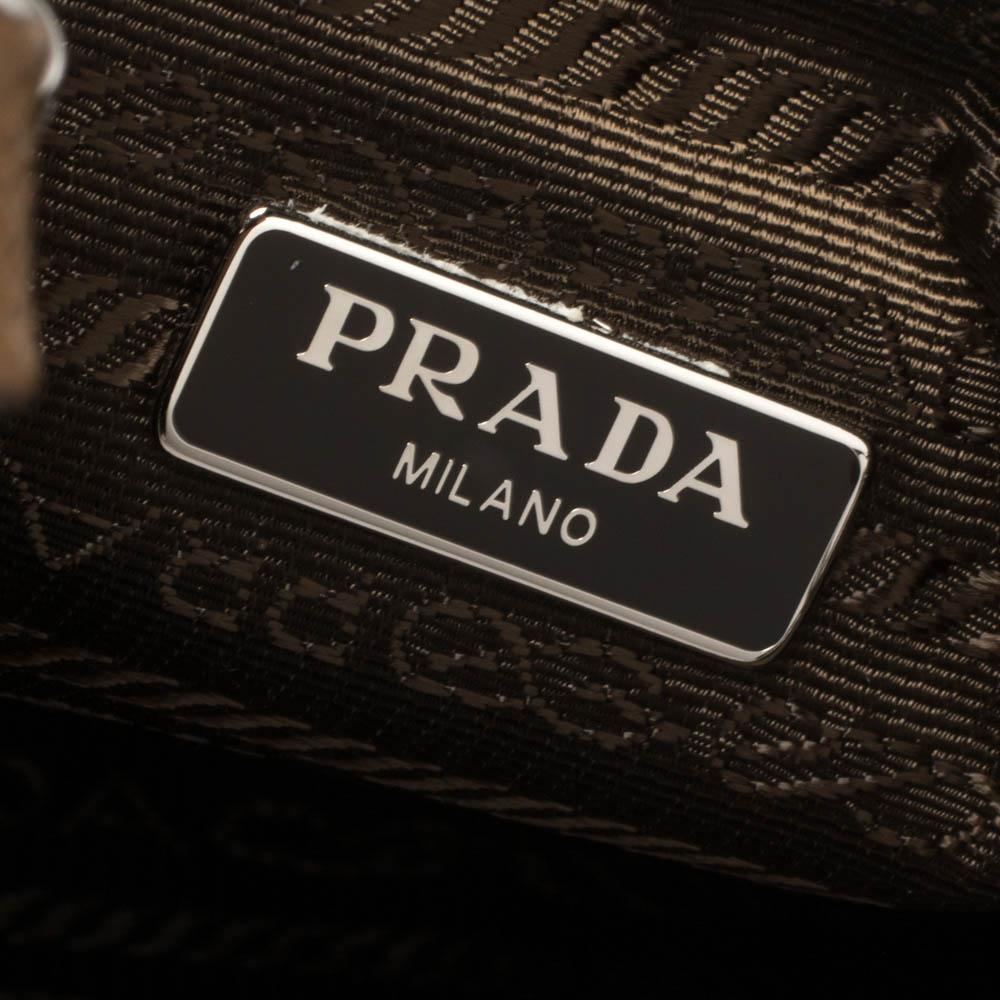 Prada Brown Nylon Re-Edition 2005 Shoulder Bag 1