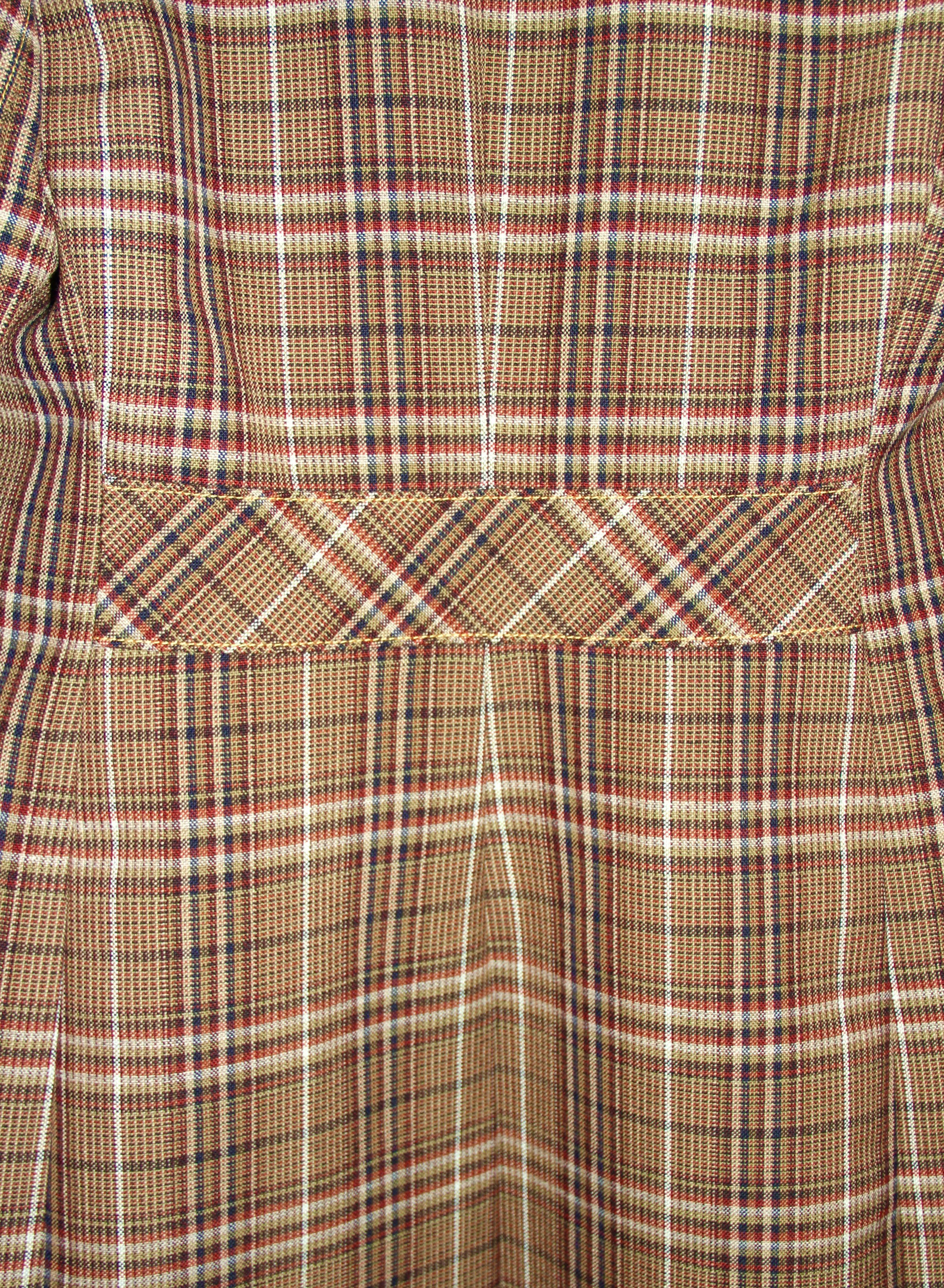 Prada Brown Prince of Wales Print Checked Coat 4