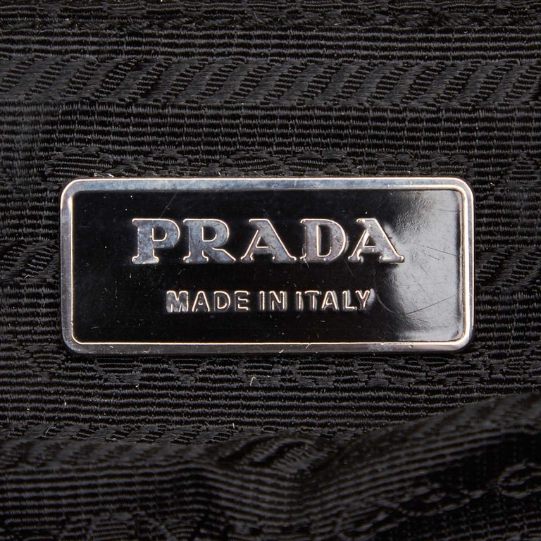 Prada Brown Quilted Tessuto Nylon Chain Shoulder Bag at 1stDibs