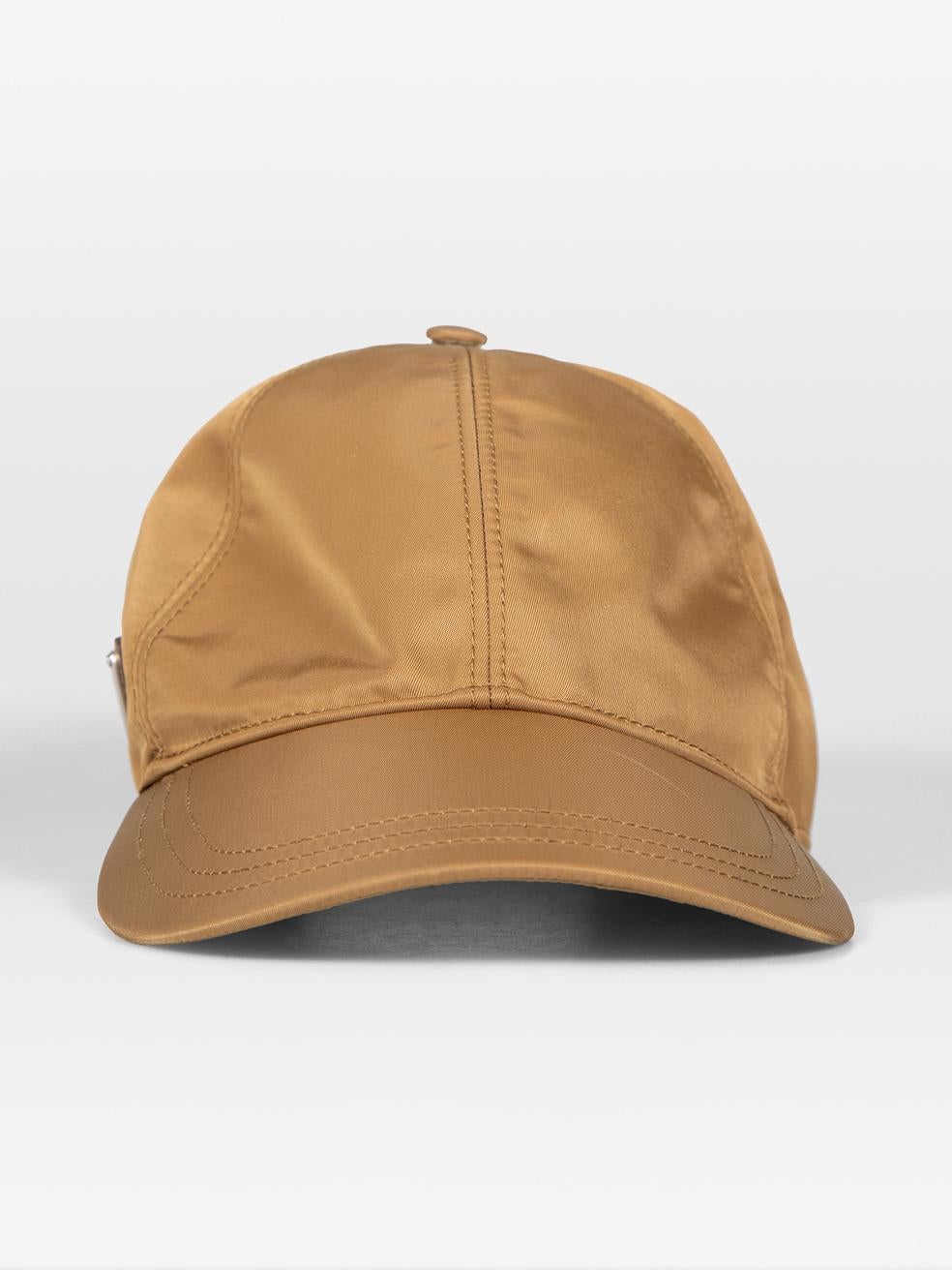 CONDITION is Very good. Minimal wear to the hat is evident. Discolouration on both sides of the brim and on the inside rim on this used Prada designer resale item. Discolouration may need gentle hand wash contrary to dry clean instructions.
 
 
 
