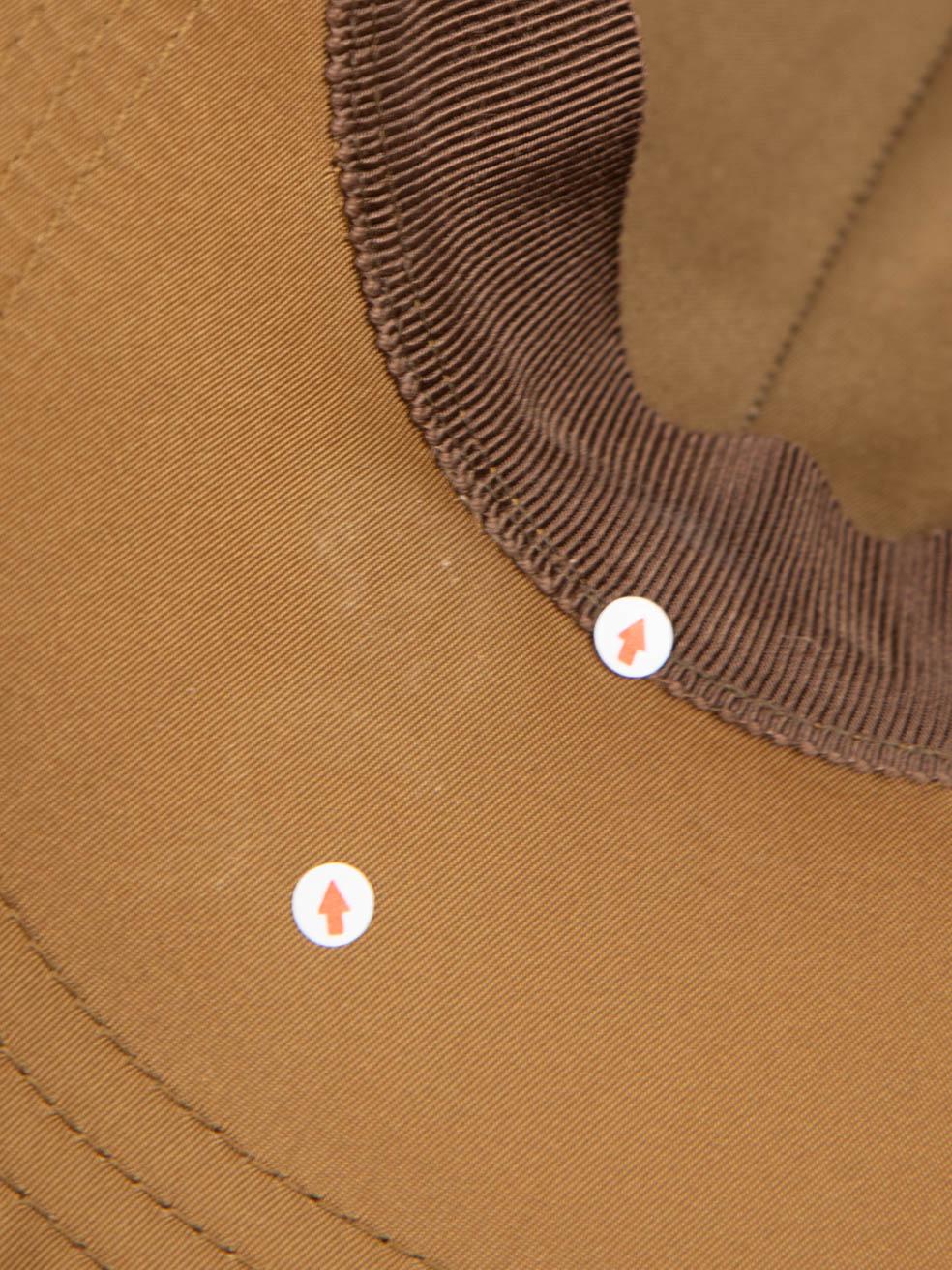 Prada Brown Re-Nylon Baseball Cap For Sale 2