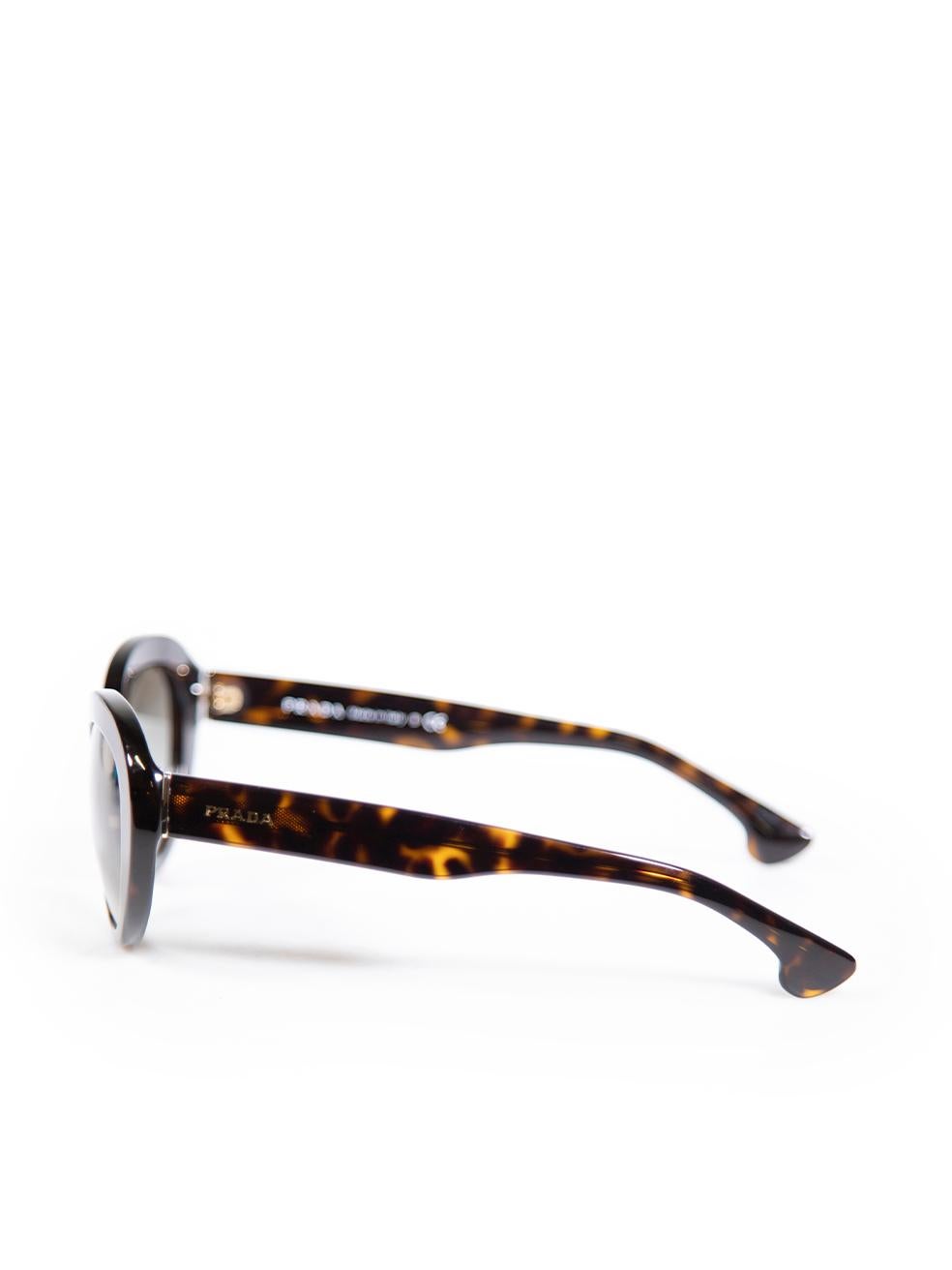 Women's Prada Brown SPR15Q Tortoiseshell Cat Eye Sunglasses