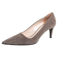 Prada Brown Suede Pointed Toe Pumps Size 38 Prada Brown Suede Pointed Toe Pumps Size 38