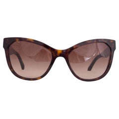 PRADA brown tortoise Cat-Eye Sunglasses SPR 15V