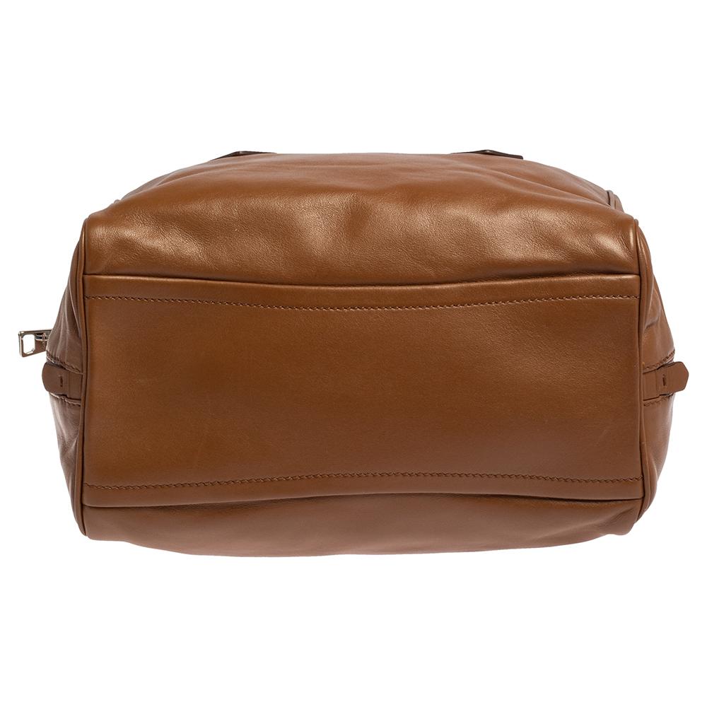 Prada Brown/Turquoise Soft Leather Medium Inside Bag 1