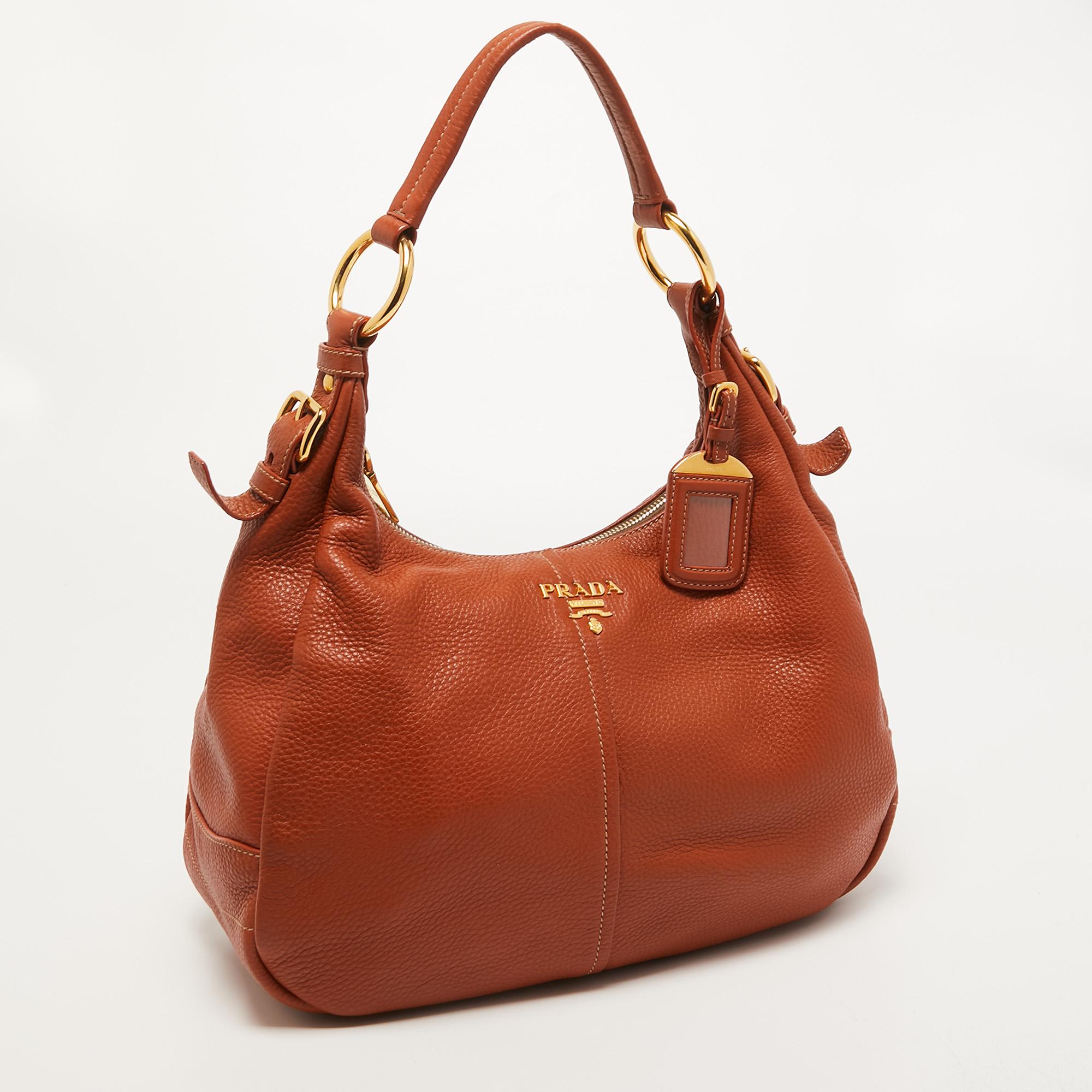 Prada vitello daino shoulder cheap bag