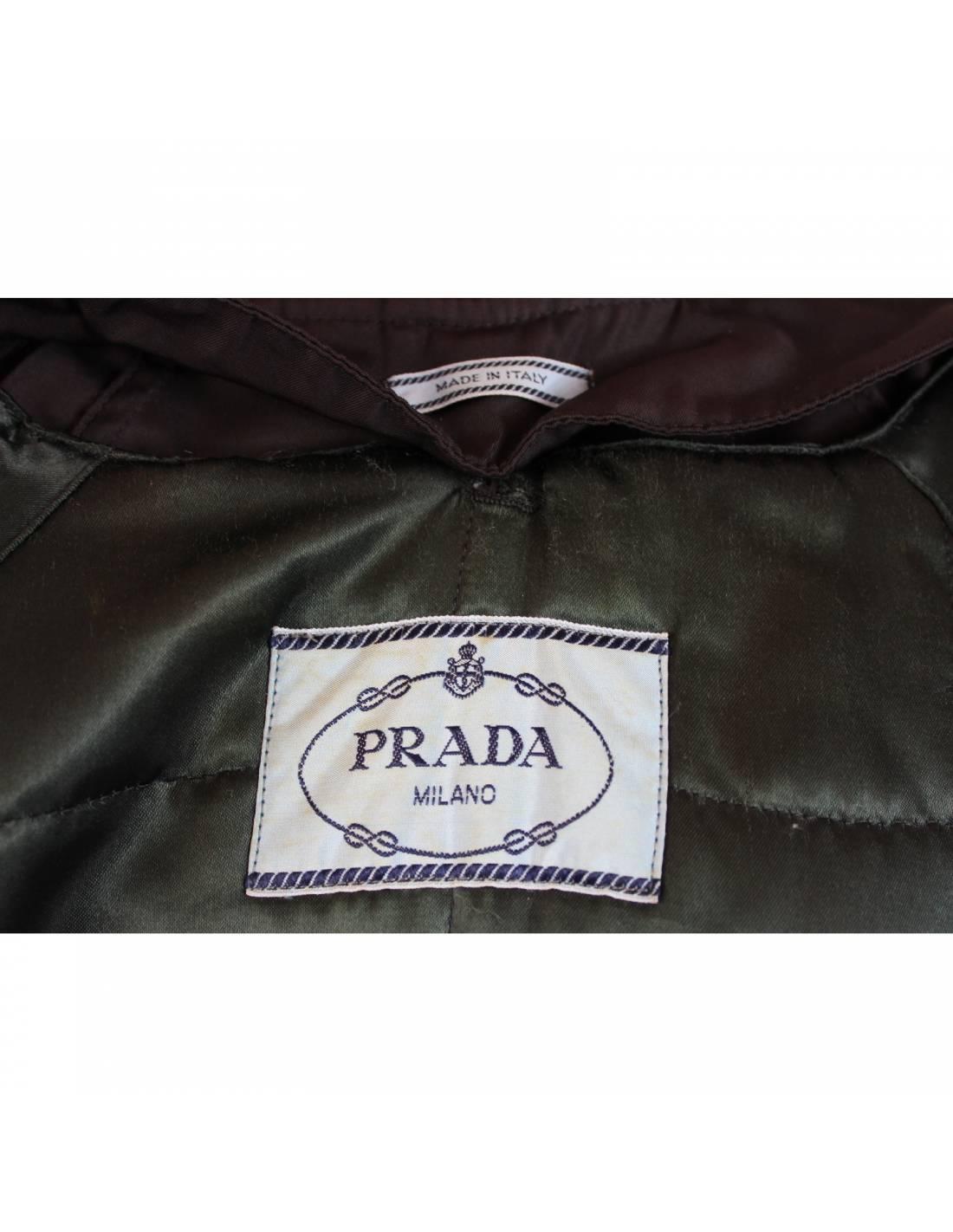 Black Prada Brown Waterproof Pocono Trench Coat