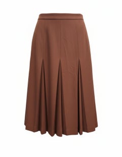 Prada Brown Wool Skirt
