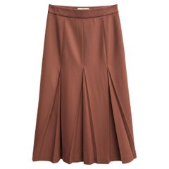 Prada Brown Wool Skirt