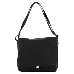 Prada Buckle Messenger Bag Tessuto Medium