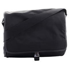 Prada Buckle Messenger Bag Tessuto Medium