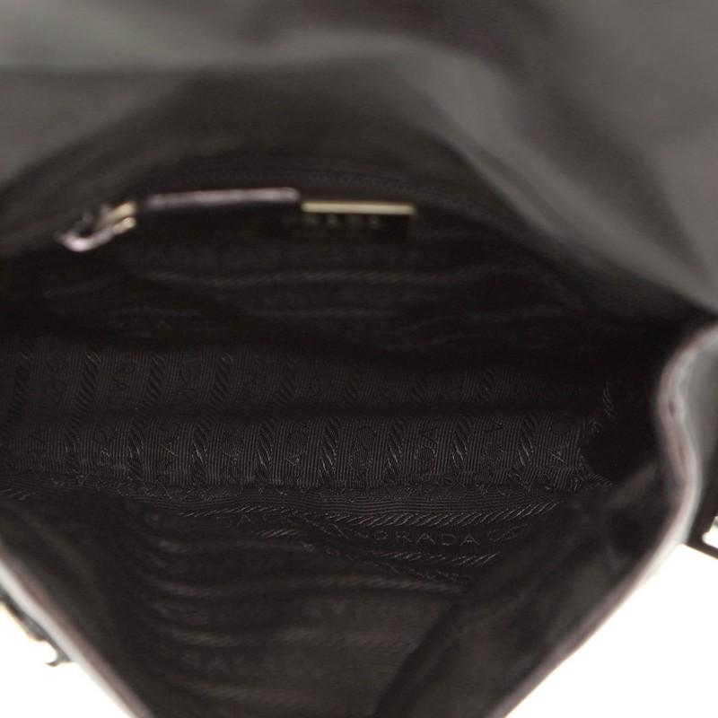 Women's or Men's Prada Buckle Messenger Bag Tessuto Small