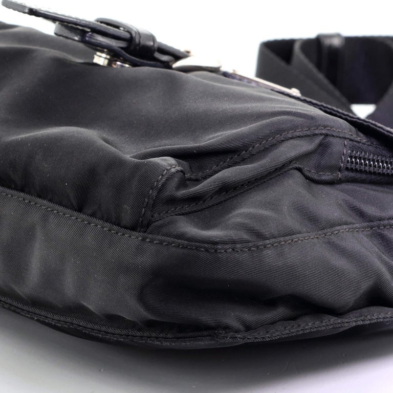 Prada Pochette Shoulder Bag Tessuto Small Black 7635167