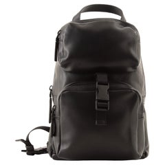 Prada Buckle Sling Backpack Leather Small