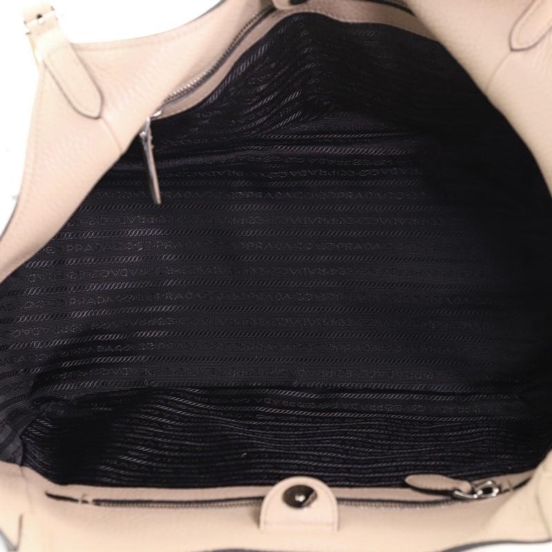 Women's or Men's Prada Buckle Strap Shoulder Bag Vitello Daino Large