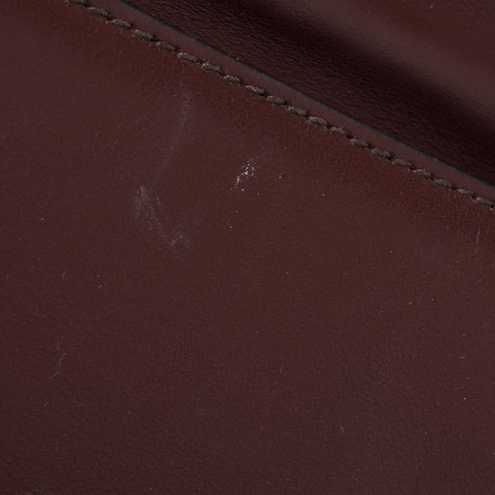 Women's Prada Burgundy/Black Leather Cahier Belt Bag