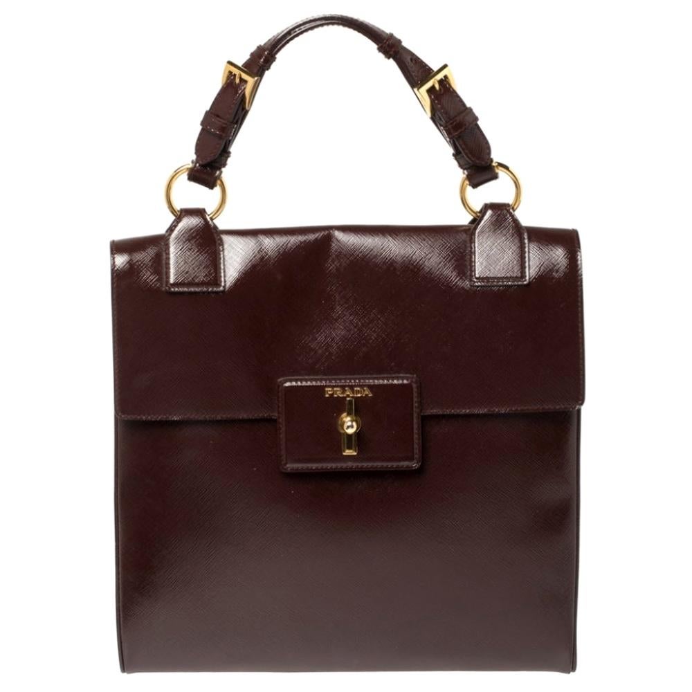 prada patent bag