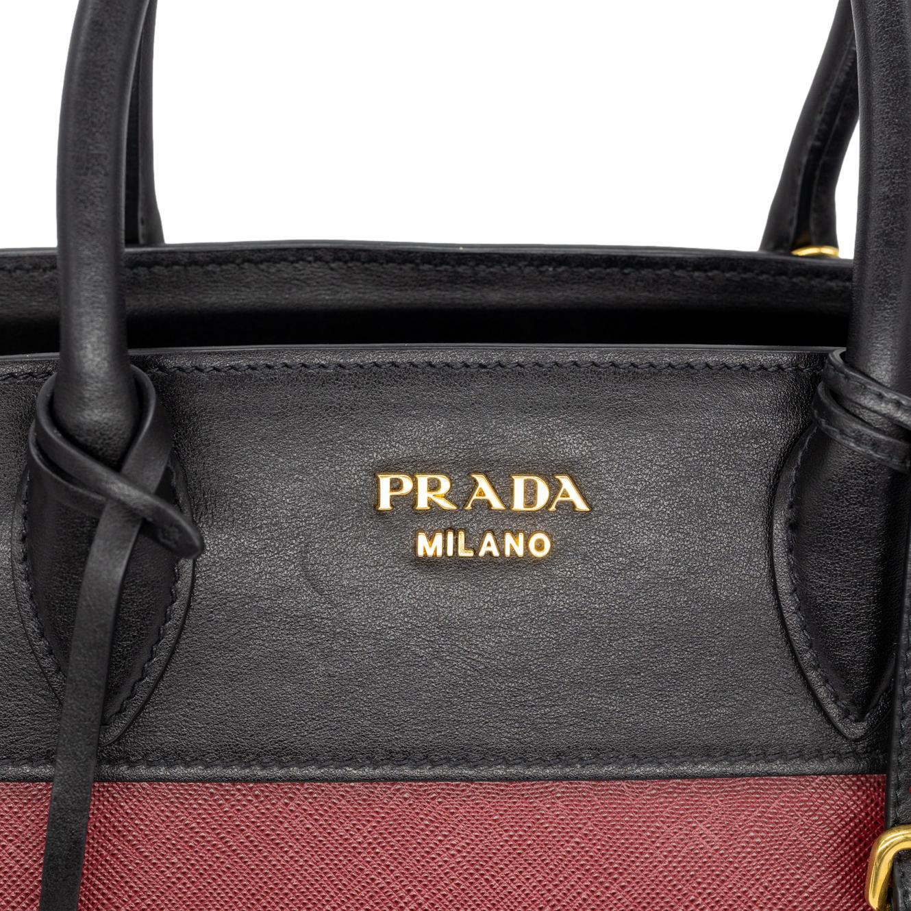 prada bag burgundy