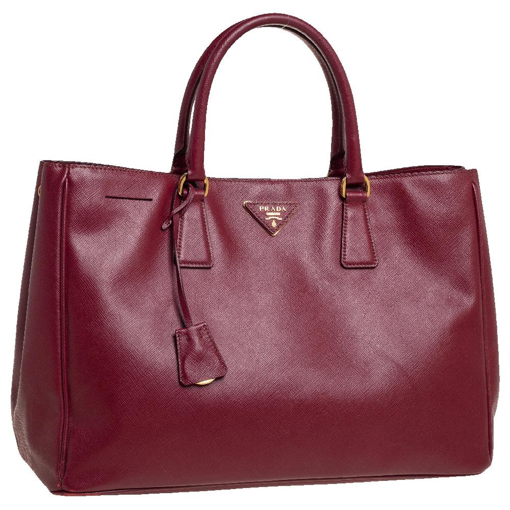 burgundy prada