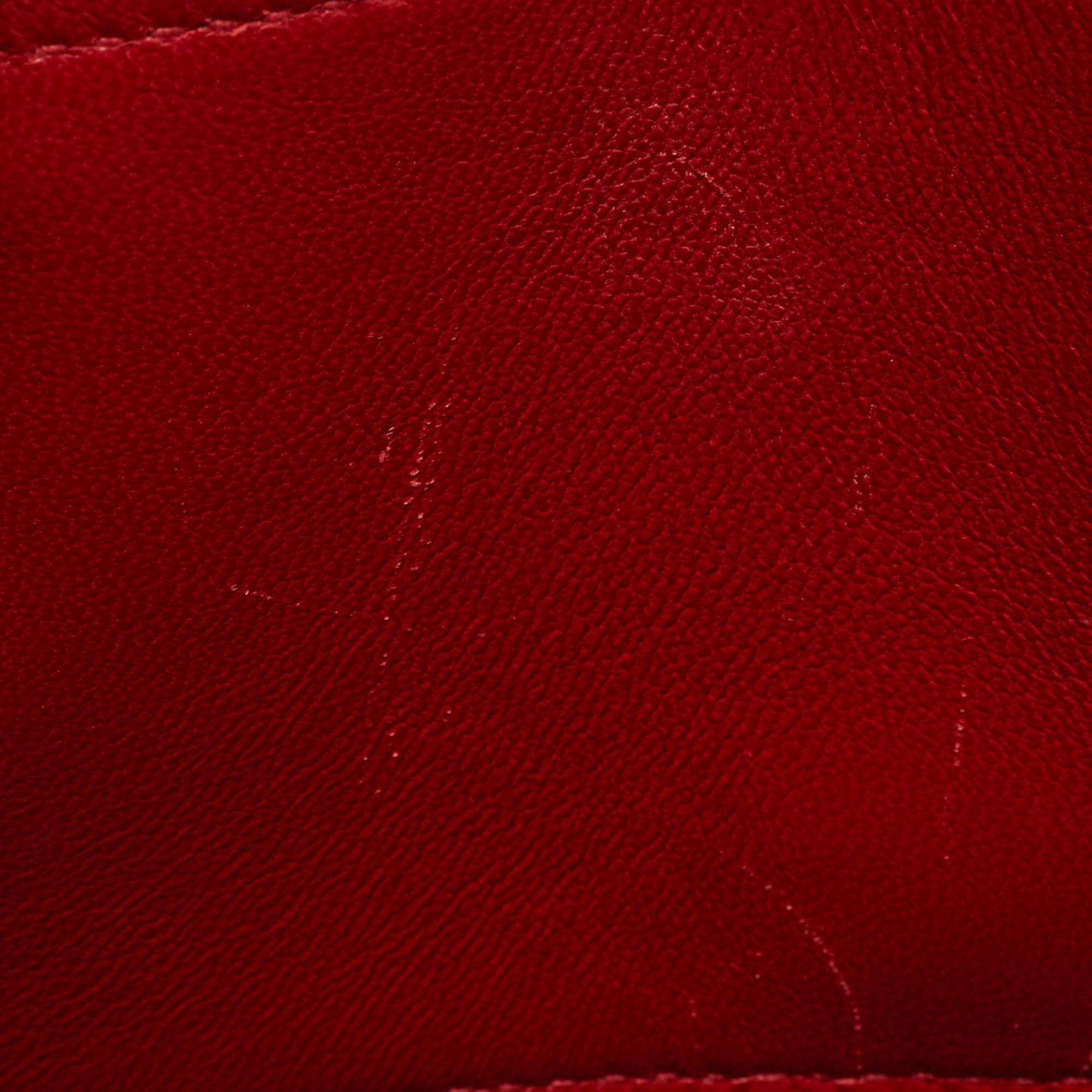 Prada Burgundy Saffiano Lux Leather Top Handle Bag 7