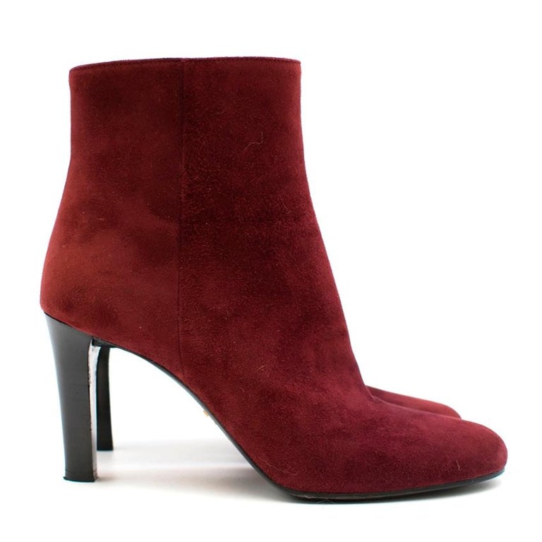 prada heeled ankle boots