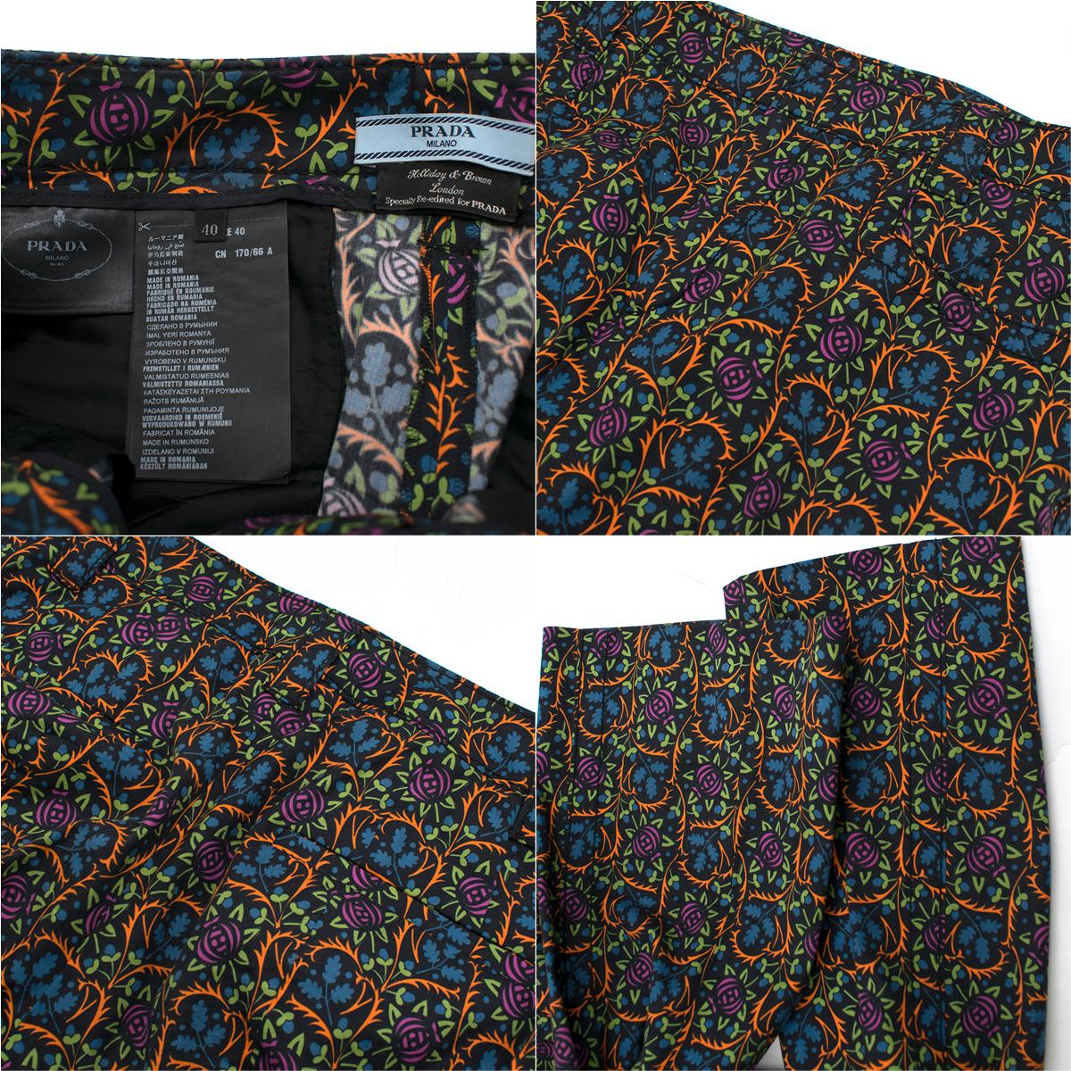Prada by Holliday & Brown Printed Top & Trousers SIZE Top US 2/ Trousers US 4 5