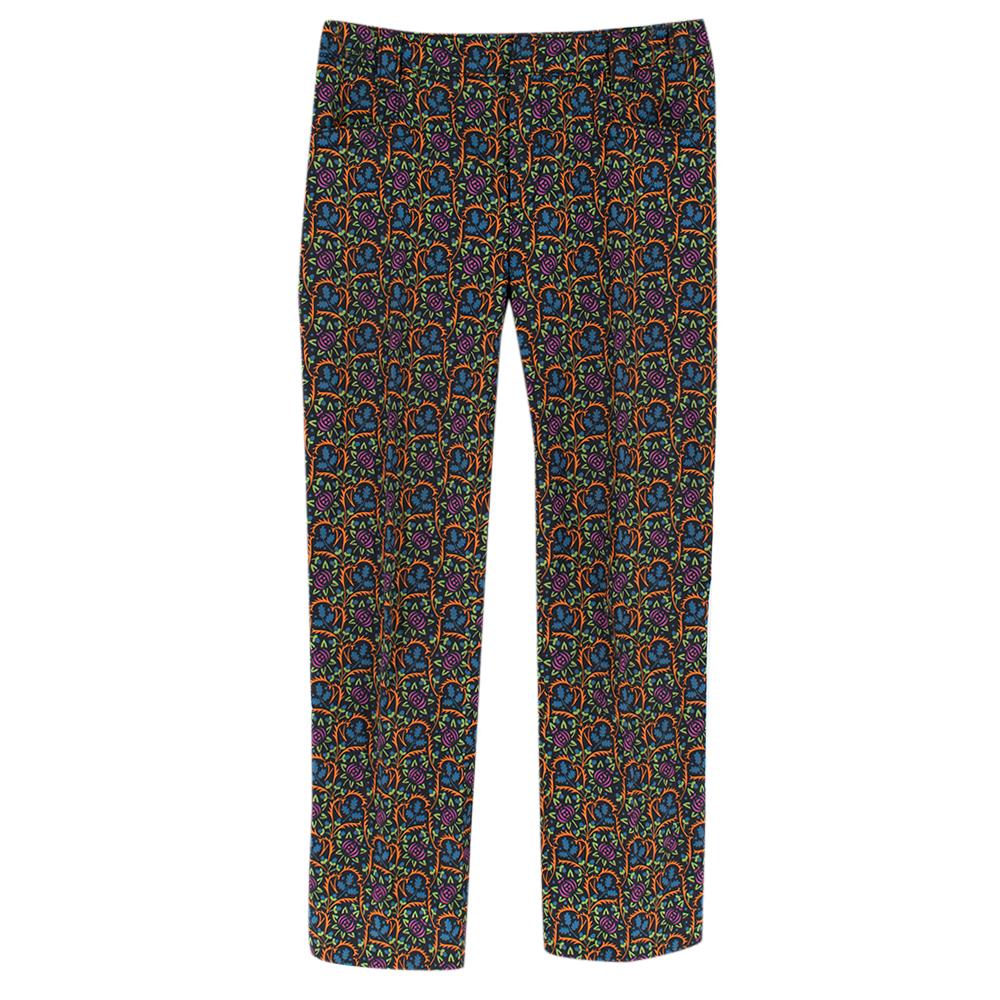 Prada by Holliday & Brown Printed Top & Trousers SIZE Top US 2/ Trousers US 4 In Excellent Condition In London, GB