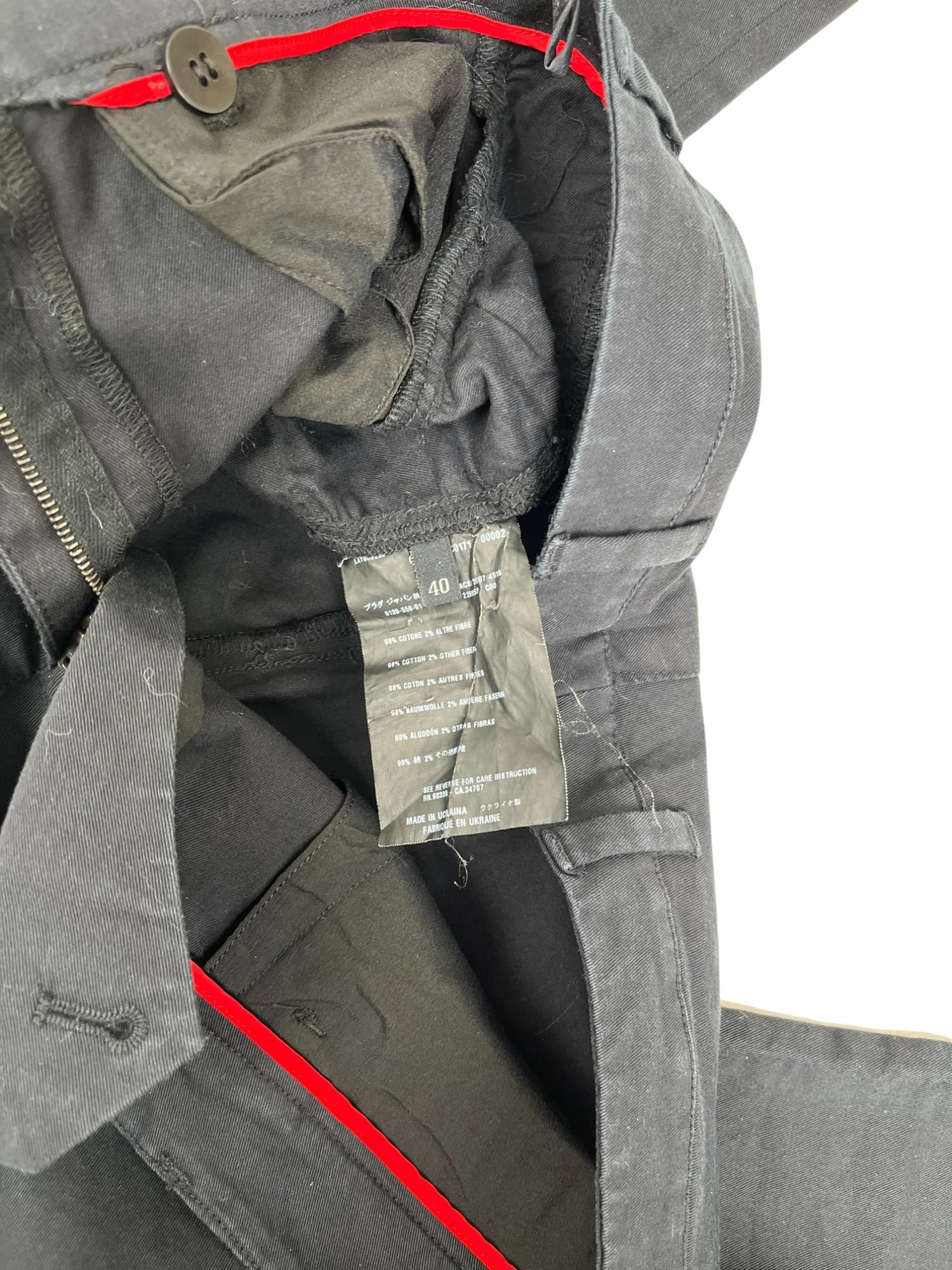 Prada by Miuccia F/W 2007 Curly Black Denim en venta 5