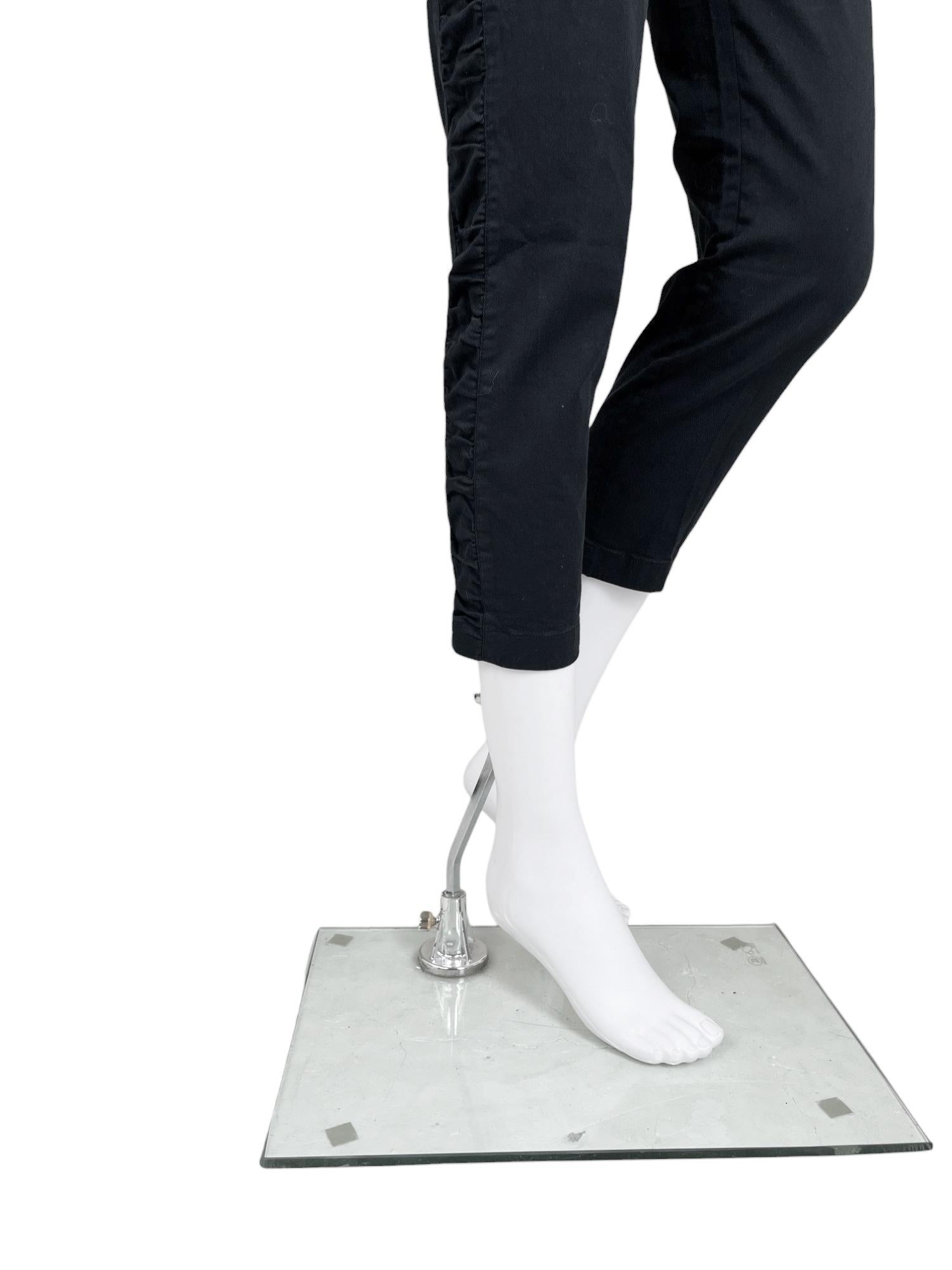 Prada by Miuccia F/W 2007 Curly Black Denim en venta 2