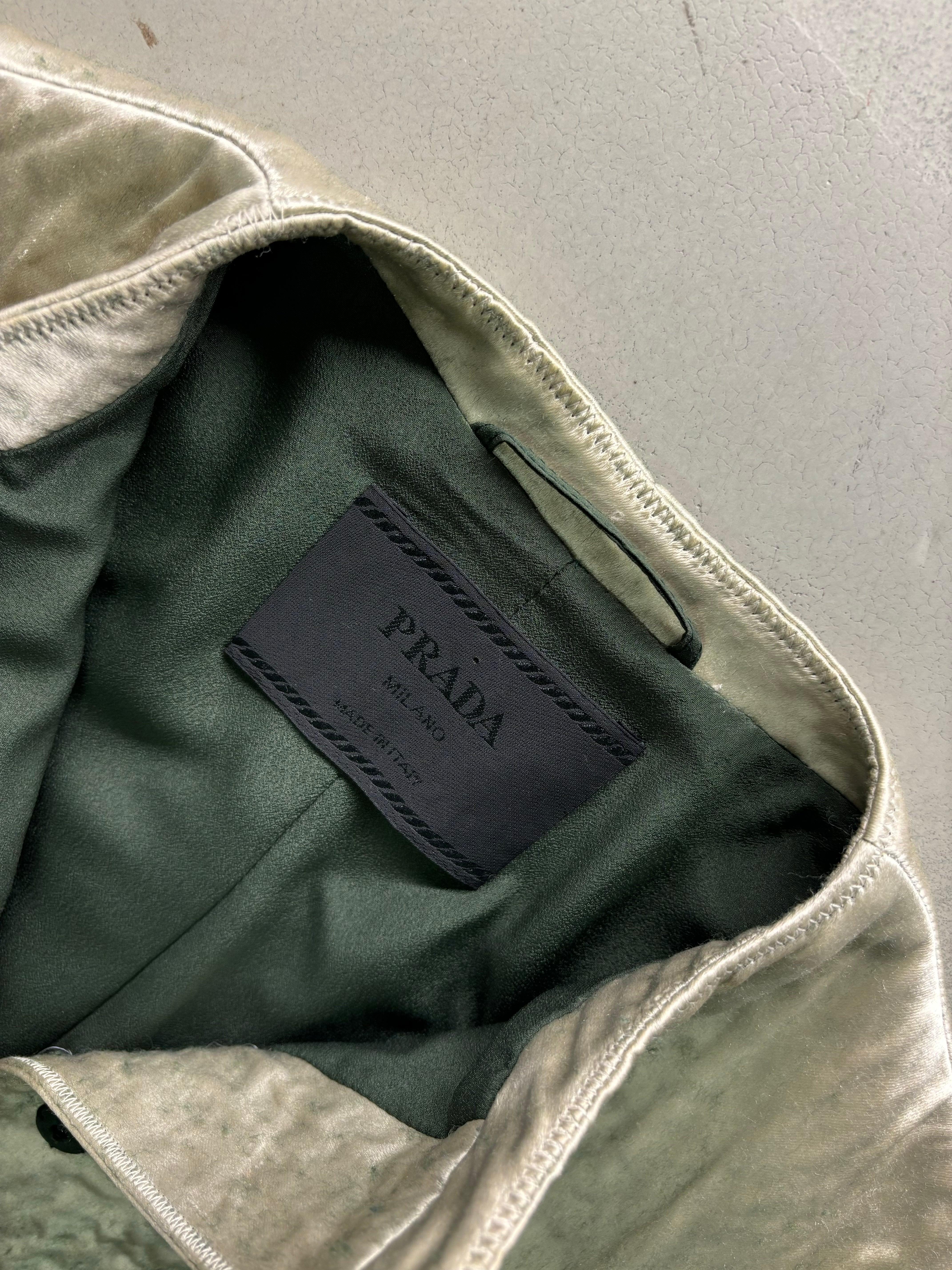 Prada by Miuccia Prada F/W 1998 textured silk coat 2