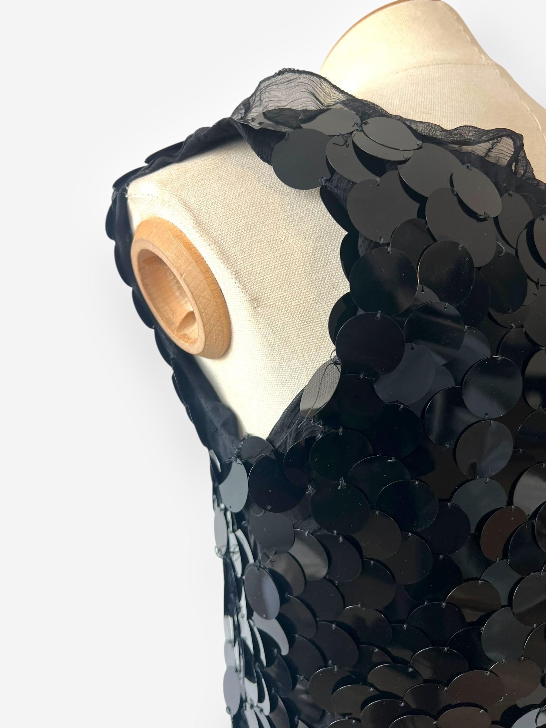 Prada by Miuccia Prada Paillette Dress, Circa 1999 For Sale 5