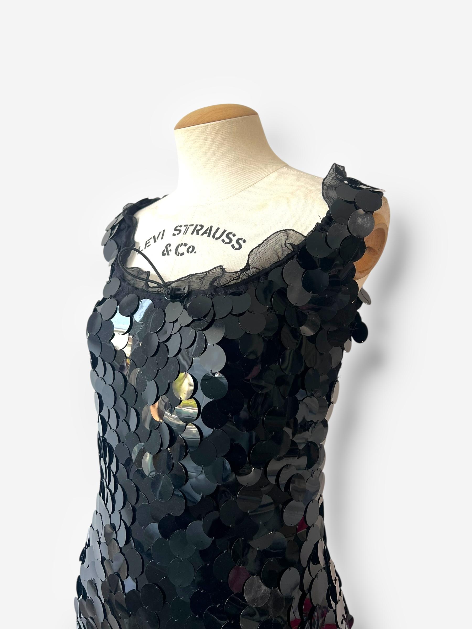 Prada by Miuccia Prada Paillette Dress, Circa 1999 For Sale 1
