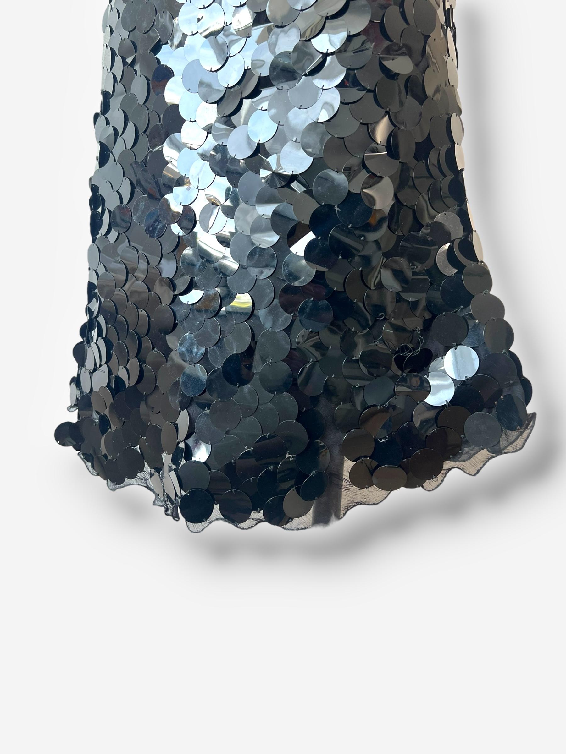 Prada by Miuccia Prada Paillette Dress, Circa 1999 For Sale 2
