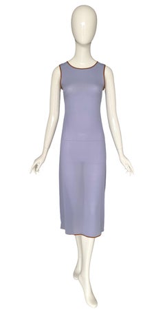 Prada by Miuccia Prada - Collezione primavera/estate 1996 - Vestito in seta trasparente color lavanda