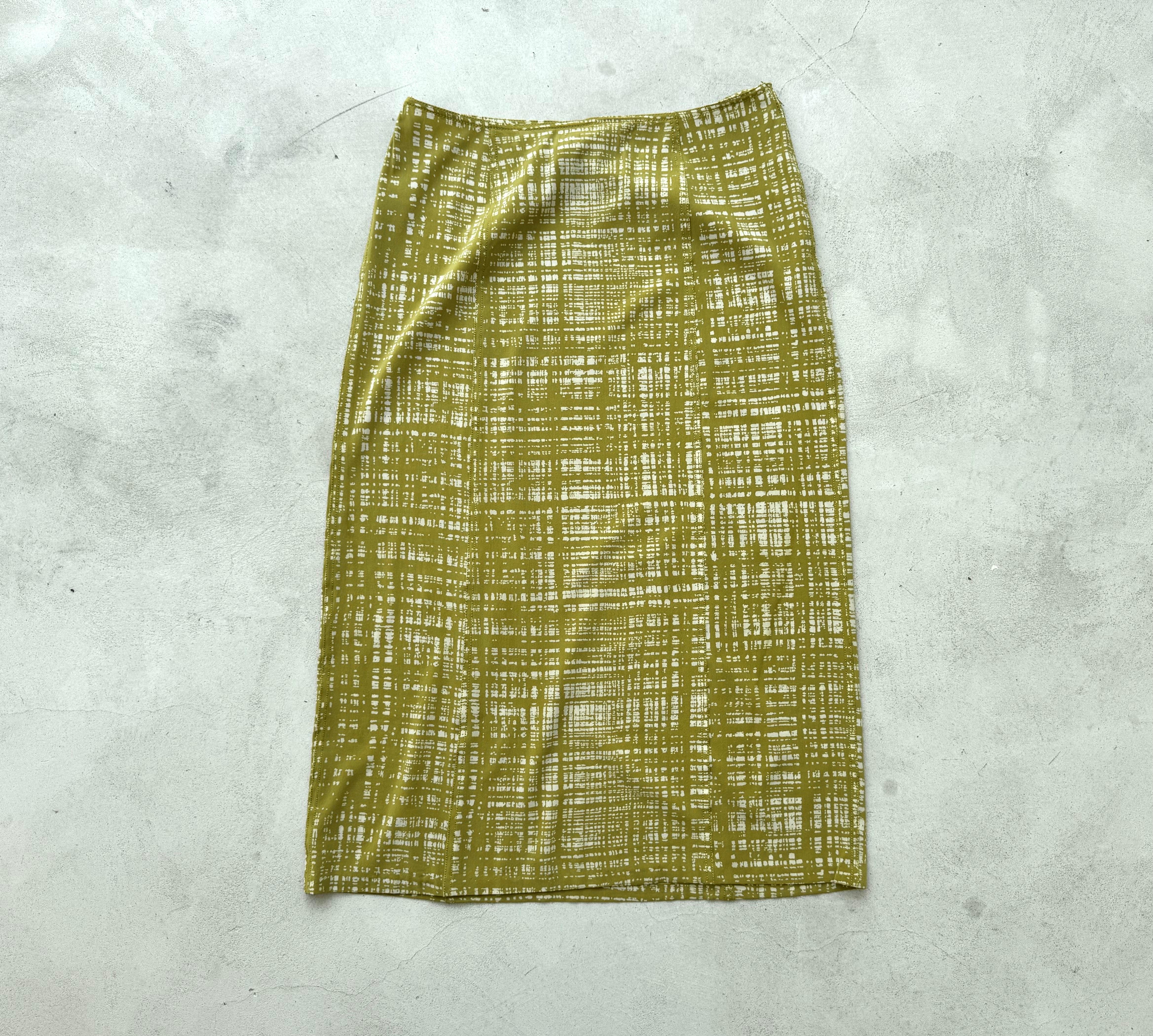 Jupe imprimée Prada par Miuccia Prada, collection de défilé printemps-été 1996 en vente 6