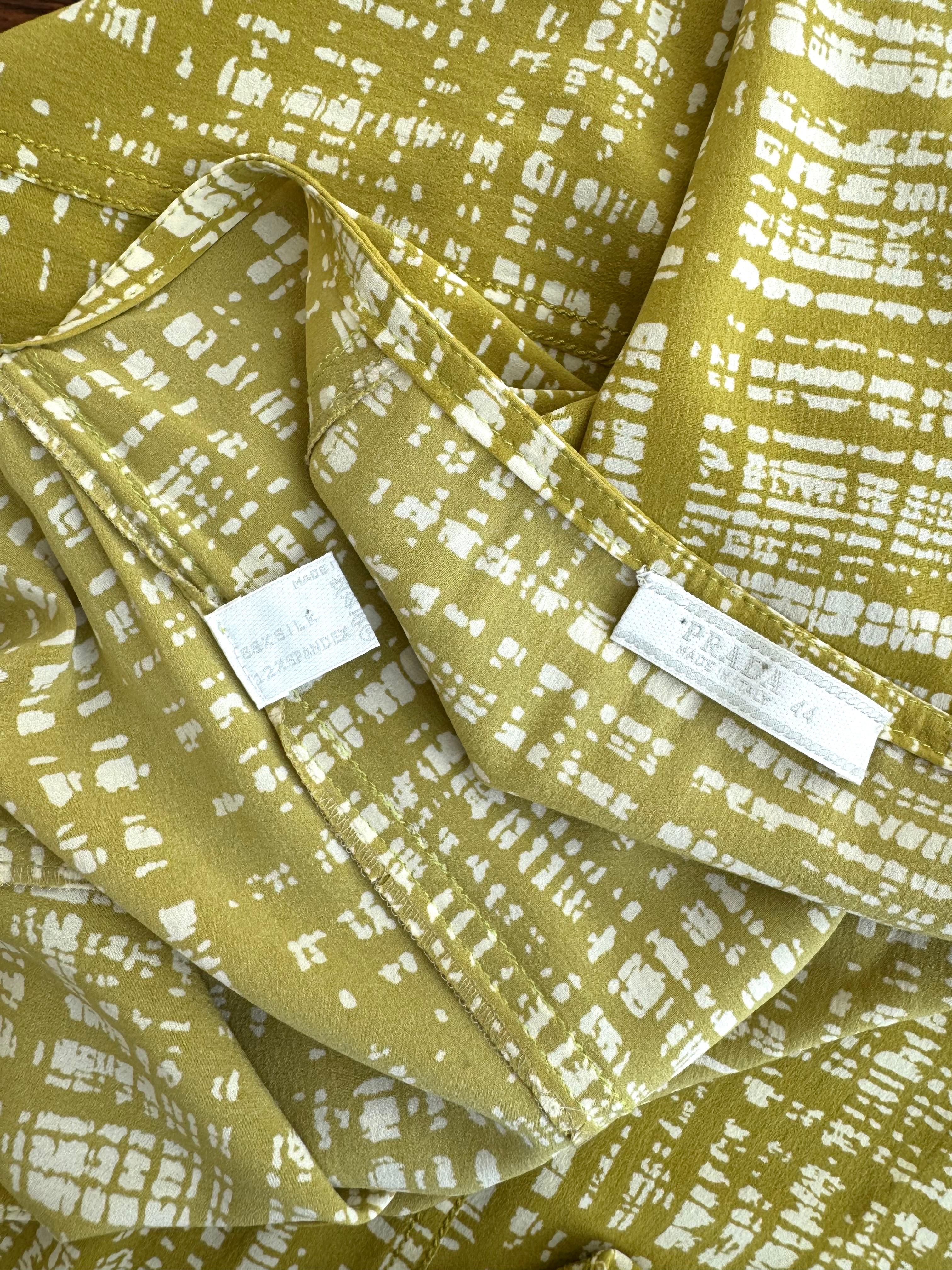 Jupe imprimée Prada par Miuccia Prada, collection de défilé printemps-été 1996 en vente 7