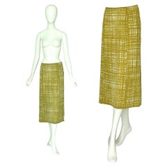 Jupe imprimée Prada par Miuccia Prada, collection de défilé printemps-été 1996