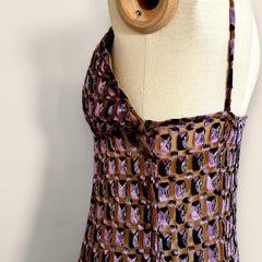 Prada c1996 ugly chic slip burnout dress