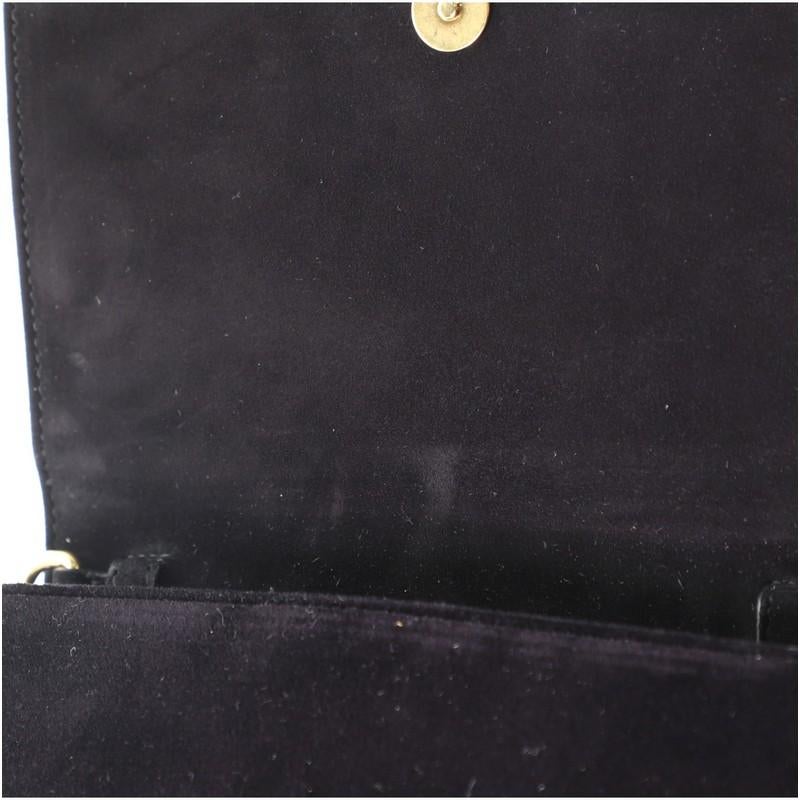 Prada Cahier Belt Bag Printed Velvet Small In Good Condition In NY, NY