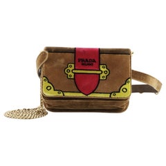 Prada Cahier Belt Bag Printed Velvet Small