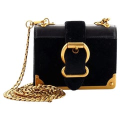 Prada Cahier Chain Crossbody Bag Velvet and City Calf Micro